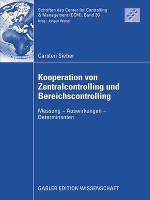 cover image of Kooperation von Zentralcontrolling und Bereichscontrolling